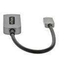 Cable usb tipo c a hdmi 4k startech 13cm - macho - hembra - gris