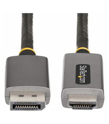 Cable displayport a hdmi 8k startech 2m - macho - macho - gris