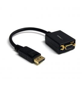 Adaptador displayport a vga startech 28cm - macho - hembra - negro