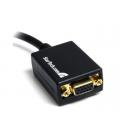 Adaptador displayport a vga startech 28cm - macho - hembra - negro