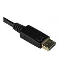 Adaptador displayport a vga startech 28cm - macho - hembra - negro