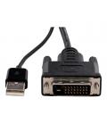 Adaptador dvi a displayport - usb 2.0 startech macho - hembra - negro