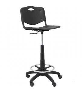 Taburete piqueras y crespo robledo pvc t26gni840rn/ negro