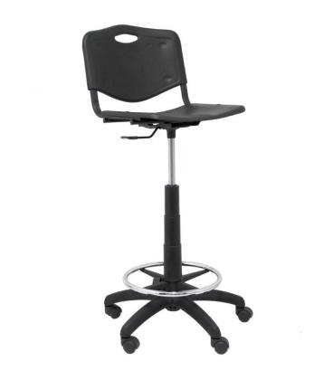 Taburete piqueras y crespo robledo pvc t26gni840rn/ negro