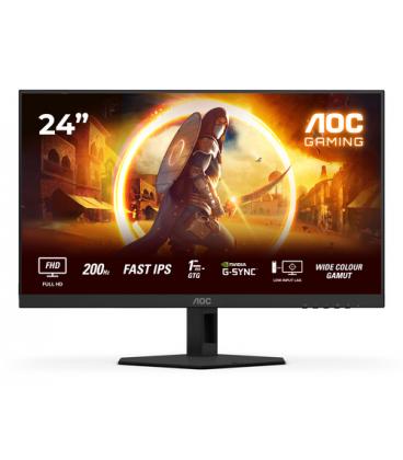 AOC G4 24G4HRE pantalla para PC 60,5 cm (23.8") 1920 x 1080 Pixeles Full HD LED Negro, Rojo