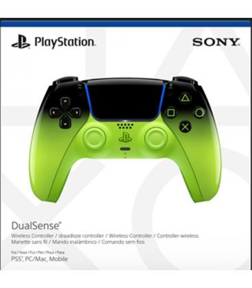 Accesorio sony ps5 - mando dualsense remix green