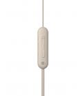 Auriculares inalámbricos intrauditivos sony wi-c100/ con micrófono/ bluetooth/ beige