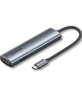 Docking usb tipo-c vention tglhb/ 1xusb tipo-c/ 2xusb/ 1xhdmi 4k/ 1xusb tipo-c pd/ gris