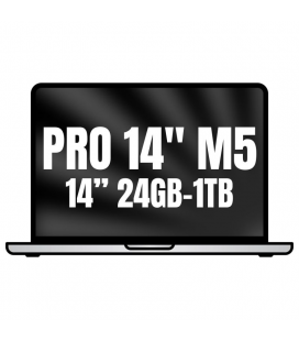Apple macbook pro 14'/ m5 pro 15-core cpu/ 24gb/ 1tb ssd/ 16-core gpu/ plata
