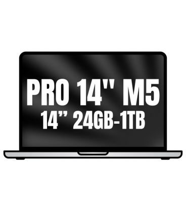 Apple macbook pro 14'/ m5 pro 15-core cpu/ 24gb/ 1tb ssd/ 16-core gpu/ plata