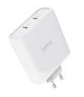 Cargador de pared gan trust maxo 100w/ 2xusb tipo-c/ incluye cable usb tipo-c/ 100w