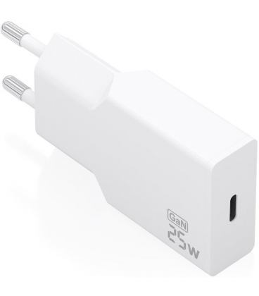 Cargador de pared gan aisens a110-0999/ 1xusb tipo-c/ 25w/ blanco