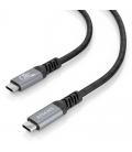 Cable usb 4.0 tipo-c aisens a156-0996/ usb tipo-c macho - usb tipo-c macho/ hasta 240w/ 40gbps/ 2m/ negro