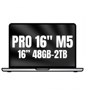 Apple macbook pro 16'/ m5 max 18-core cpu/ 48gb/ 2tb ssd/ 40-core gpu/ plata