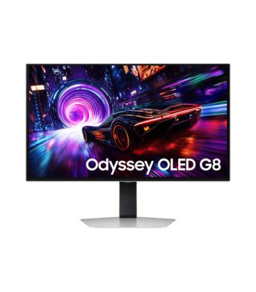 Monitor gaming samsung odyssey oled g8 g81sf s27fg816su 27'/ 4k/ 0.03ms/ 240hz/ qd-oled/ regulable en altura/ plata
