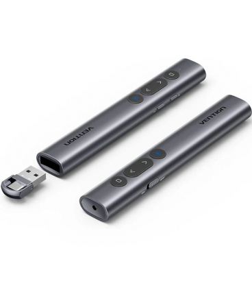 Presentador inalámbrico vention kqih0/ 2.4ghz/ gris