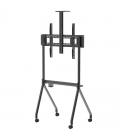 Soporte de suelo con ruedas approx appisstd para tv de 49-90'/ hasta 100kg