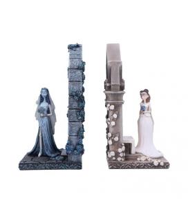 Sujetalibros la novia cadaver emily y victoria