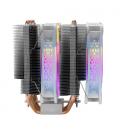 Ventilador disipador cpu mars gaming mcpu - xt 120mm argb blanco