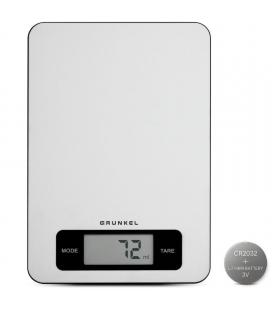 Báscula de cocina electrónica grunkel bc-cookxt/ hasta 5kg/ plata