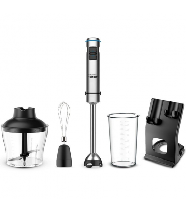 Batidora de mano grunkel bm-1500set/ 1500w/ capacidad 0.8l/ incluye vaso, picadora, varilla y soporte
