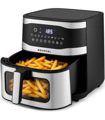 Freidora por aire airfryer / sin aceite grunkel maxisteelfryer/ 2200w/ capacidad 9l