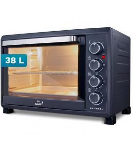 Horno de sobremesa grunkel hr-38pro/ 2000w/ capacidad 38l/ negro