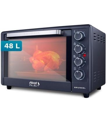 Horno de sobremesa grunkel hr-48promax/ 2200w/ capacidad 48l/ negro