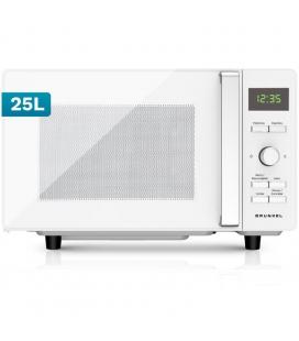 Microondas grunkel mwd-25flat/ 800w/ capacidad 25l/ blanco