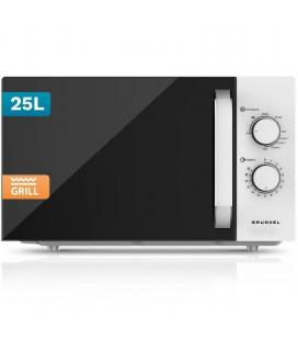 Microondas grunkel mwg-25grill/ 850w/ capacidad 25l/ funcion grill/ blanco