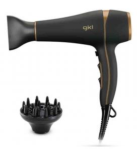 Secador gkl onyx 2200/ 2200w/ iónico/ negro y dorado