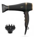 Secador gkl onyx 2200/ 2200w/ iónico/ negro y dorado