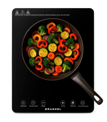 Vitrocerámica por infrarrojos grunkel ifr-2000/ 1 placa 370x290mm/ 2000w