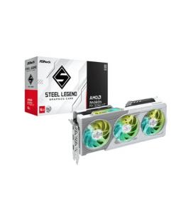 Tarjeta grafica asrock rx 9060xt steel legend rgb 16gb gddr6 - 2x dp - 1x hdmi pci express 5.0