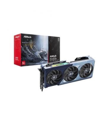 Tarjeta grafica asrock rx 9070 xt monster hunter wilds 16gb gddr6 - 3x dp - 1x hdmi pci express 5.0