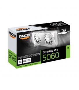 Tarjeta grafica inno3d rtx 5060 twin x2 oc white 8gb gddr7 - 3x dp - 1x hdmi pci express 5.0