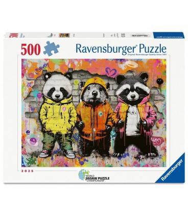 Puzzle amigos peluditos 500 piezas