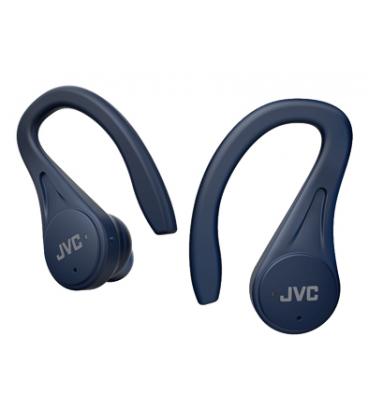Auriculares bluetooth jvc ha-ec25t con estuche de carga/ autonomía 7.5h/ azules
