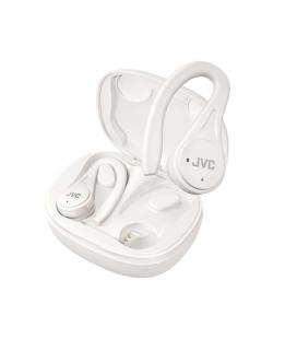 Auriculares bluetooth jvc ha-ec25t con estuche de carga/ autonomía 7.5h/ blancos