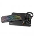 Krom kenta pc combo gaming 4 en 1 rgb negro
