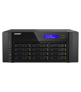 Servidor nas qnap ts - h1290fx 12 bahias 64gb gigabit ethernet
