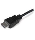 Adaptador hdmi a vga - jack 3.5mm - micro usb tipo b startech 25cm - macho - hembra - negro