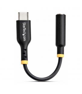 Adaptador usb tipo c a mini jack 3.5mm startech 12.7cm - macho - hembra - negro