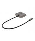 Adaptador usb tipo c a usb tipo c - usb tipo a - hdmi startech macho - hembra - gris