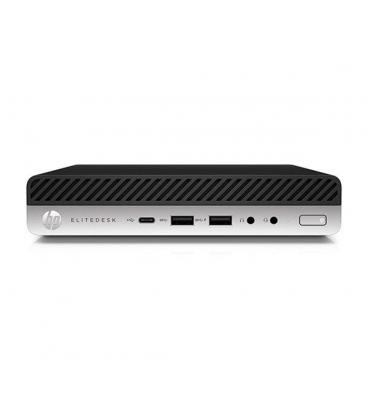 Ordenador Reacondicionado MINI HP EliteDesk 800 G4 / i7-8TH / 16Gb / 512 Gb NVME / Win 11 Pro / Sin cable trebol / Grado A