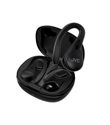 Auriculares bluetooth jvc ha-ec25t con estuche de carga/ autonomía 7.5h/ negros