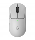 Ratón gaming inalámbrico logitech pro x superlight 2/ batería recargable/ hasta 44000 dpi/ blanco
