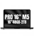 Apple macbook pro 16'/ m5 max 18-core cpu/ 48gb/ 2tb ssd/ 40-core gpu/ negro espacial
