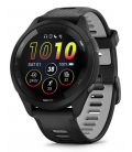 Garmin Forerunner 265 46mm Bisel y carcasa en negro con correa de silicona en negro/gris