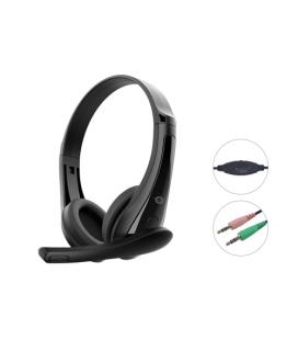 Auriculares conceptronic polona06b3t jack 3.5mm 1.8m negro